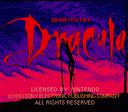 Bram Stoker's Dracula screenshot 3 for Super Nintendo